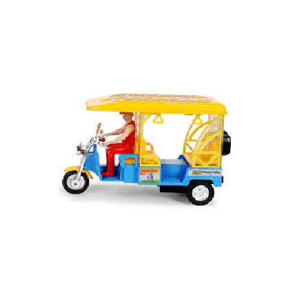 Centy Toys E Rickshaw Blue Yellow